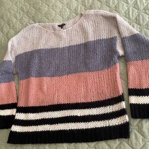Lucky Brand Striped Multicolor Women's Sweater